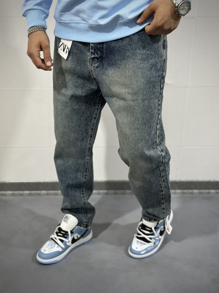 شلوار مام فیت پارچه خارجی ( سنگشور شده )