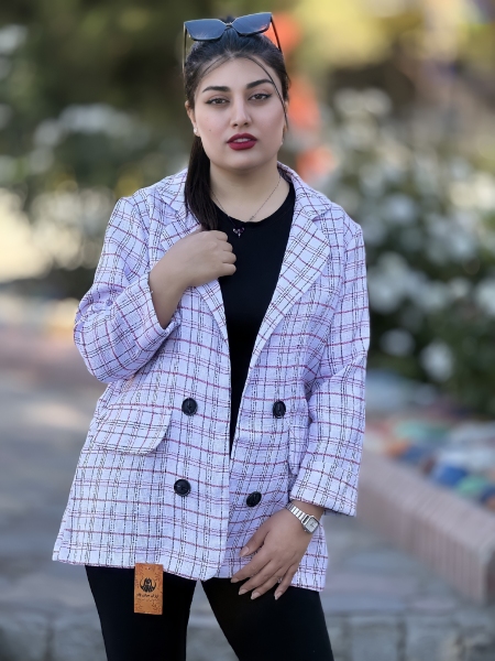 کت شنل یقه انگلیسی مزونی