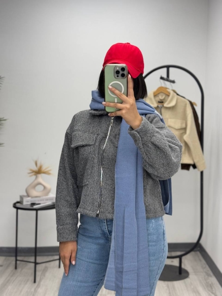 کت پشمی زیپی زارا