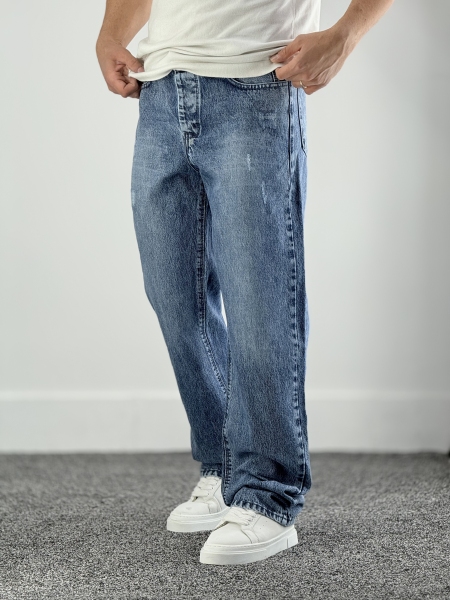 نیم بگ جین آبی کد 783