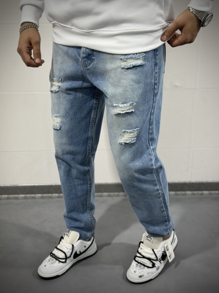 شلوار مام فیت (سنگشور شده )