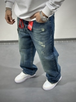 شلوار بگ پارچه خارجی ( سنگشور شده )