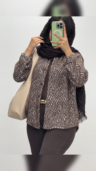 مانتو پاییزی موهر زبرا