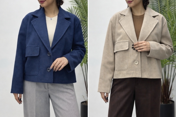 کت تک جیب پاکتی فوتر