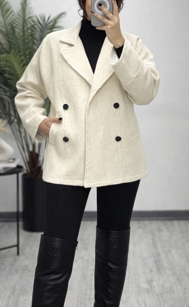 کت فوتر لمه جلو دکمه