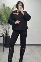 کت فوتر ترکیبی بند چرم