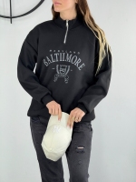 دورس زنانه نیم زیپ مشکی