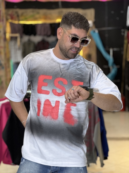 تیشرت پنبه براش تیشرت کاستوم شده با کیفیت