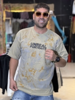 تیشرت پنبه براش تیشرت کاستوم شده با کیفیت