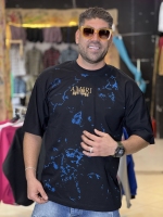 تیشرت پنبه براش تیشرت کاستوم شده با کیفیت