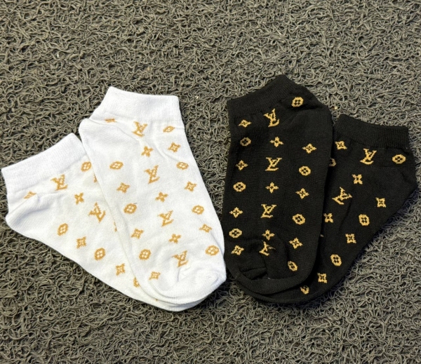 جوراب نیم ساق طرحدار LV