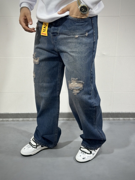 شلوار بگ پارچه خارجی ( سنگشور شده )