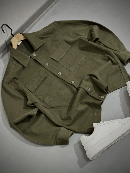 پیراهن کتی کتان ( سنگشور شده )