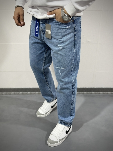 شلوار مام فیت پارچه خارجی ( سنگشور شده )