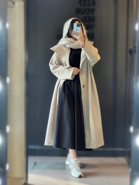 پالتو یقه طرح برشکا