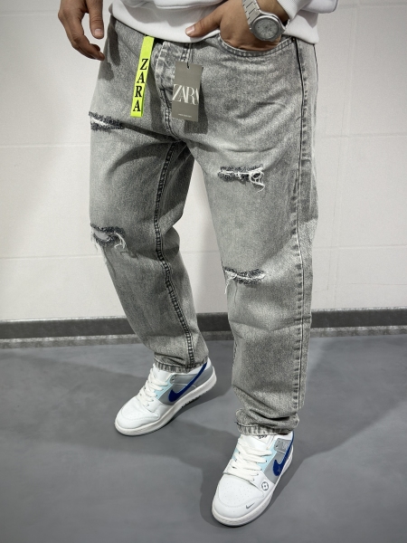 شلوار مان فیت پارچه خارجی ( سنگشور شده )