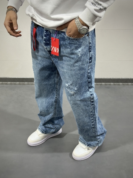 شلوار بگ پارچه خارجی ( سنگشور شده )