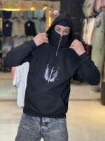 هودی نیم زیپ ضخیم هودی نینجا