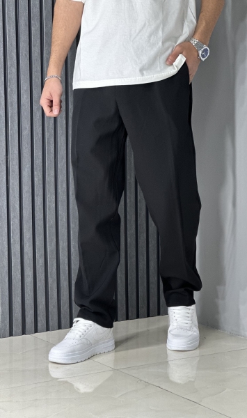 شلوار استرایت مازراتی پاییزه مشکی