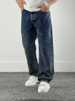 نیم بگ جین کثیف شور کد83 سوپر سایز