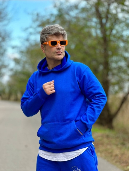 هودی ساده NEW آبی کاربنی