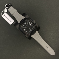 EMPOWER مردانه کد(59)قاب مشکی صفحه مشکی بند طوسی