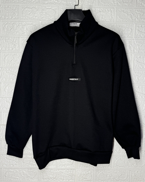 دورس نیم زیپ ESSENTIALS مشکی