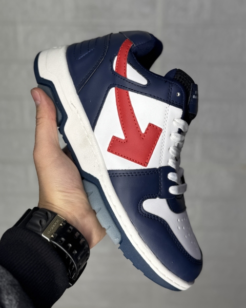 کتونی آف وایت سرمه ای قرمز