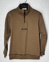 دورس نیم زیپ ESSENTIALS موکا