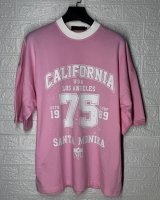 تیشرت دونخ مدل CALIFORNIA75 صورتی