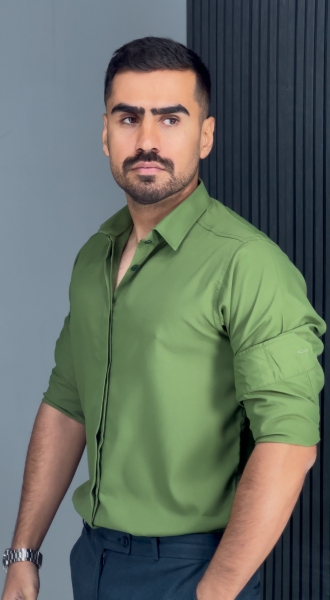 پیراهن دوشین سبز