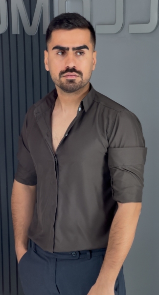 پیراهن دوشین قهوه ای