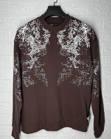 دورس سه نخ پنبه طرح اثر انگشت موکا