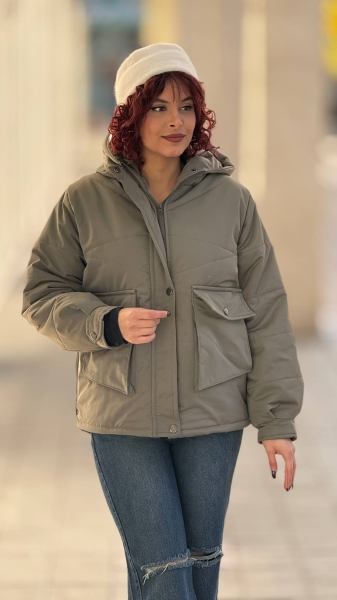 کاپشن بغل زیپ