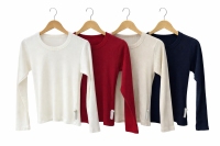 کراپ یقه گرد انتیک