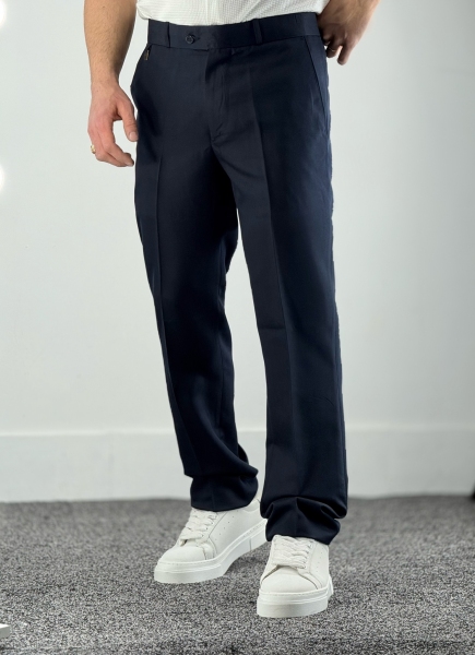 شلوار پارچه ایی سرمه ایی