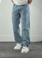 نیم بگ جین آبی یخی کد 86