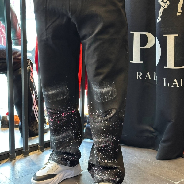 شلوار فول بگ آبرنگی