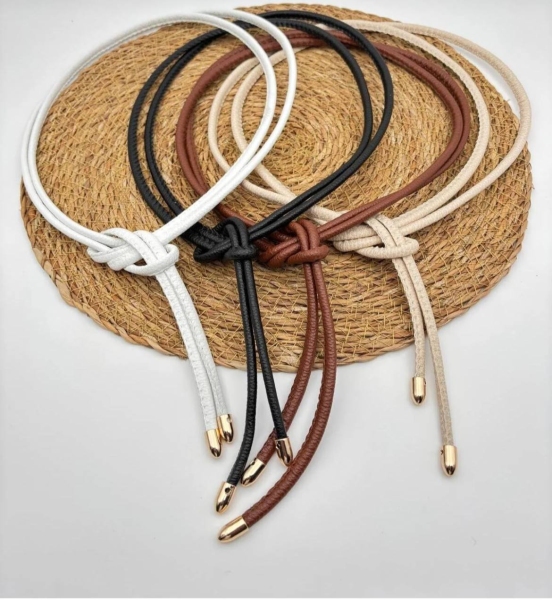 کمربند گره ای بدون سگک