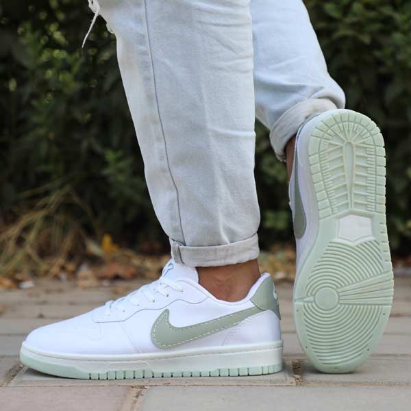 کتونی مردانه نایک AIR رنگ سفید پسته ای