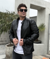 کاپشن چرم داخل خز LiMA مشکی