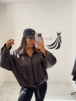 بامبر جکت چرم ترند سال