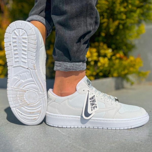 کتونی مردانه مدل نایک ترویس رنگ سفید