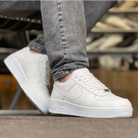 کتونی ونس مردانه مدل نایک ایرفورس(NIKE AIR FORCE)رنگ سفید