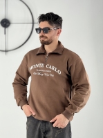 دورس نیم زیپ چاپی موکا