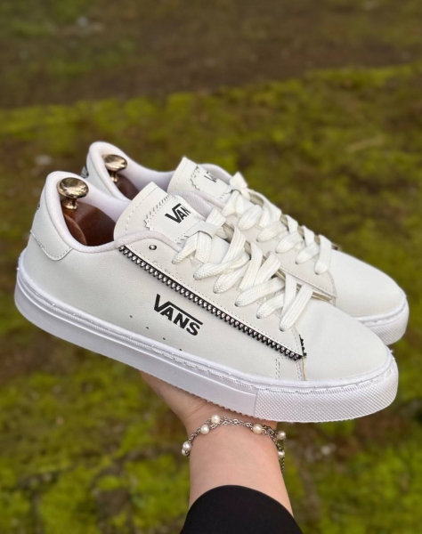 کتونی اسپرت VANS طرح زیپ سفید