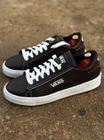 کتونی اسپرت VANS طرح زیپ قهوه ای سفید