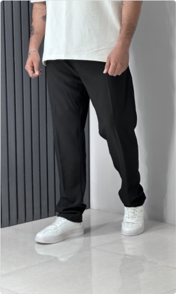 شلوار نیم بگ مازراتی رنگ مشکی