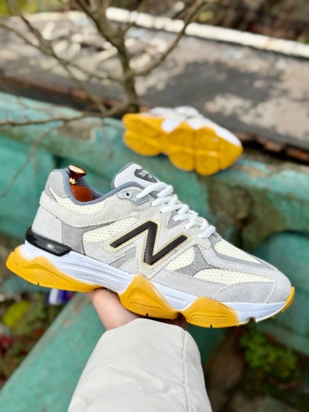 کتونی اسپرت نیوبالانس 9060 سفید طوسی مشکی