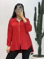 شومیز تمام زیپ الیزه